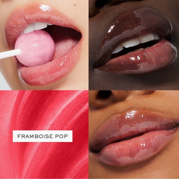 $10❤️‍🔥 LAST 1! Lancôme Juicy Tubes Original Lip Gloss Mini FRAMBOISE POP 🫦NEW - Picture 4 of 5